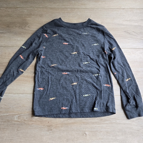 Cat & Jack Astronaut & Cars Long Sleeve T-Shirts set of 2 EUC - Picture 3 of 10